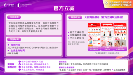 抖音商城618好物节招商启动 百亿流量加持，玩法全面升级